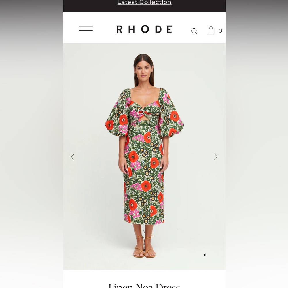 RHODE Noa Linen Dress